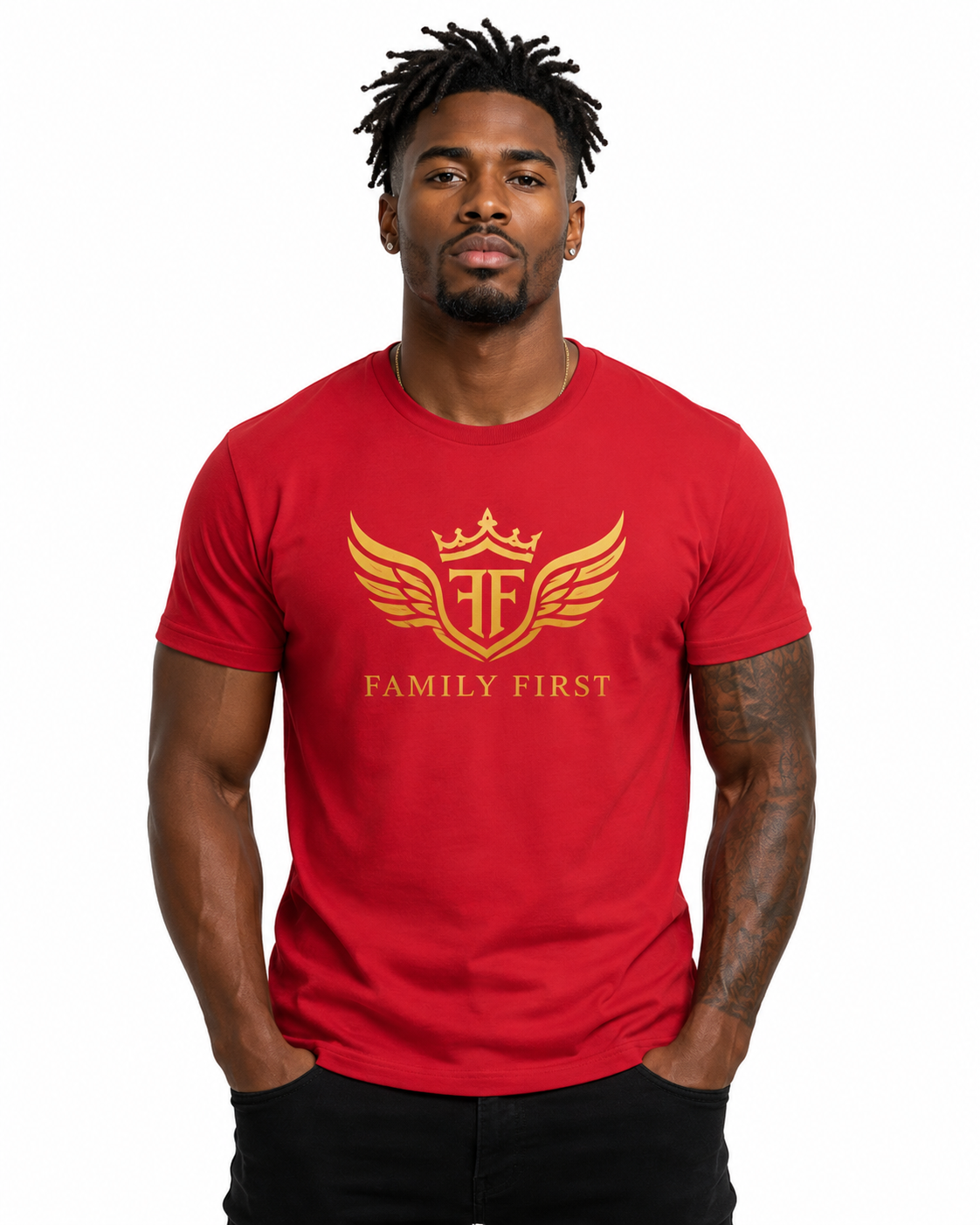 Red Family First t-shirt
