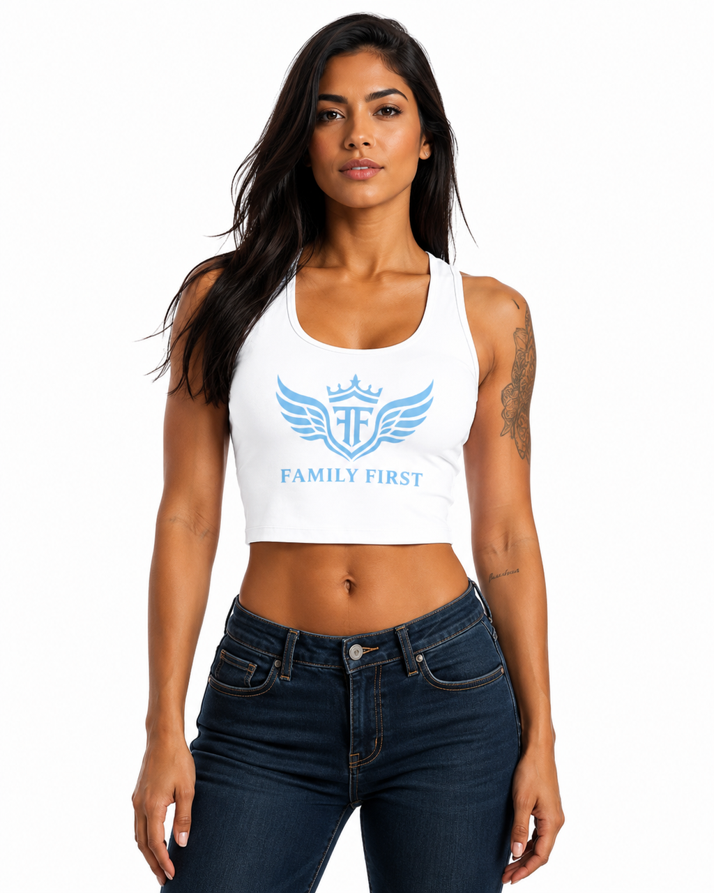 Family First Crop Top
