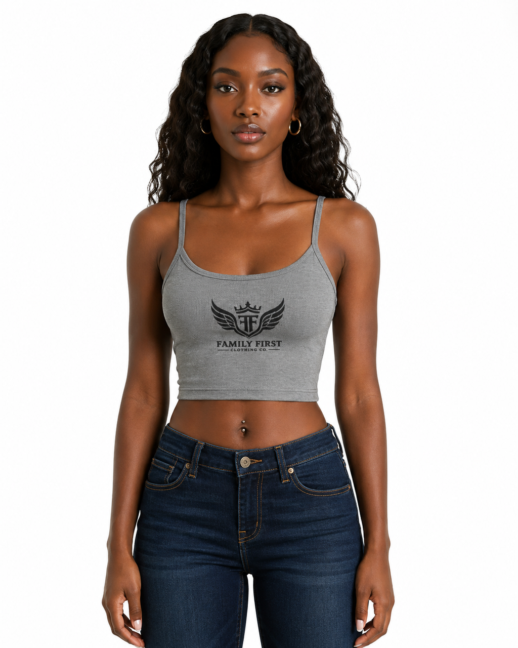 Family First Women’s micro-rib tank top