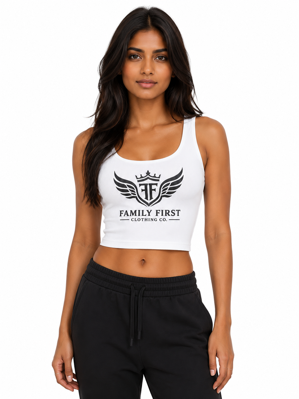 Family First Crop Top